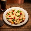 Iscas de Frango c/Molho de Queijo Canastra
